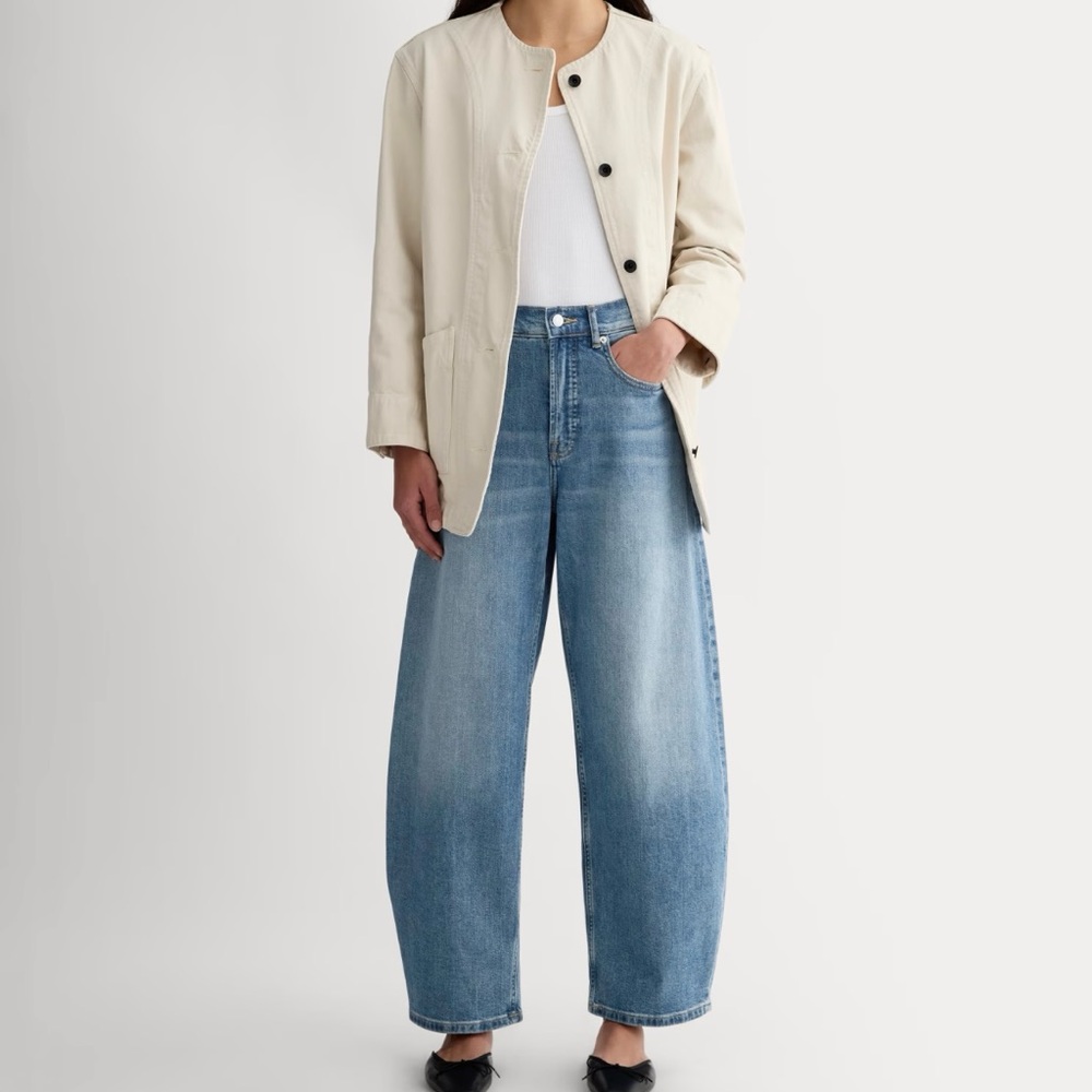 Everlane Barrel Leg Jeans